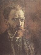 Vincent Van Gogh, Self-Portrait with Pipe (nn04)